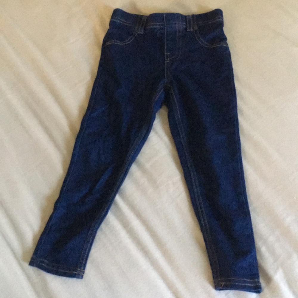 Garanimals Size 5 Girls Jeggings Dark Blue